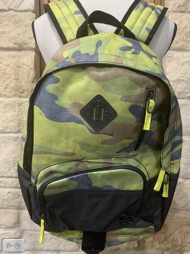 Mochila Billabong unisex con estampado de neón con estampado de correas ajustables |