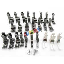 25PCS PRESSER FEET SET FIT FOR JUKI DDL-555 5550 5600 8300 8500 8700 9000 SEWING