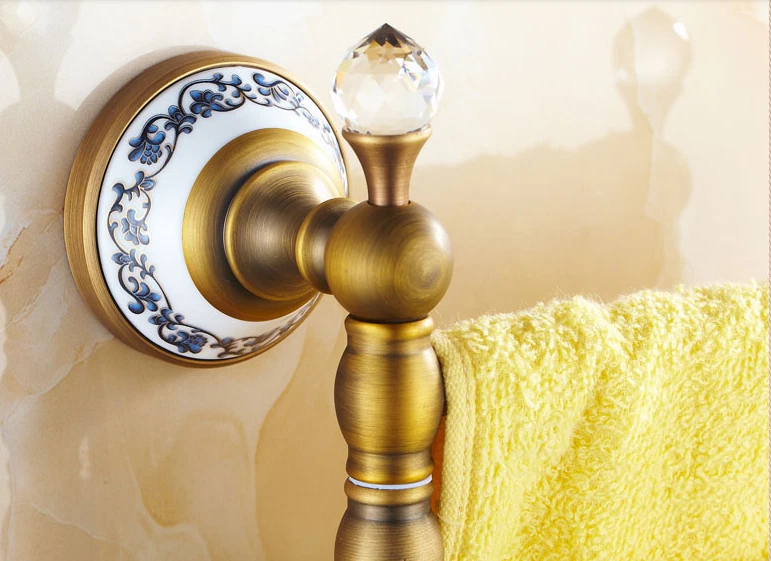 Towel Racks 4 Tiers Bars Antique Brass Towel Holder Bath Rack Active Rails Pants - Image 4 of 4