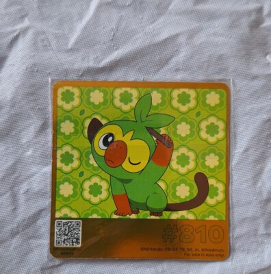 Pokémon Oreo Grookey Gold Foil Karte Rare