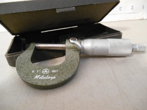 Machinists Mitutoyo 103-259 Micro Meter 1-1''  .001'' W /box