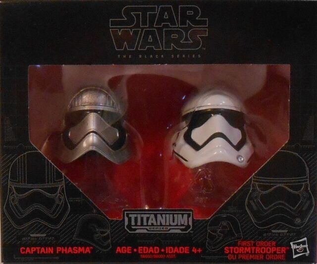Star Wars #2 Black Series Titanium Helmets Captain Phasma Stormtrooper | eBay