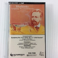 Tchaikovsky Symphony No 2 in C minor Op 17 Little Russian Music Cassette Tape
