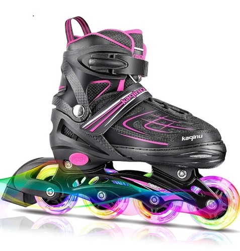 Adjustable Inline Skates, Outdoor Inline Skates with Full Illuminating Wheels... - 第 1/12 張圖片