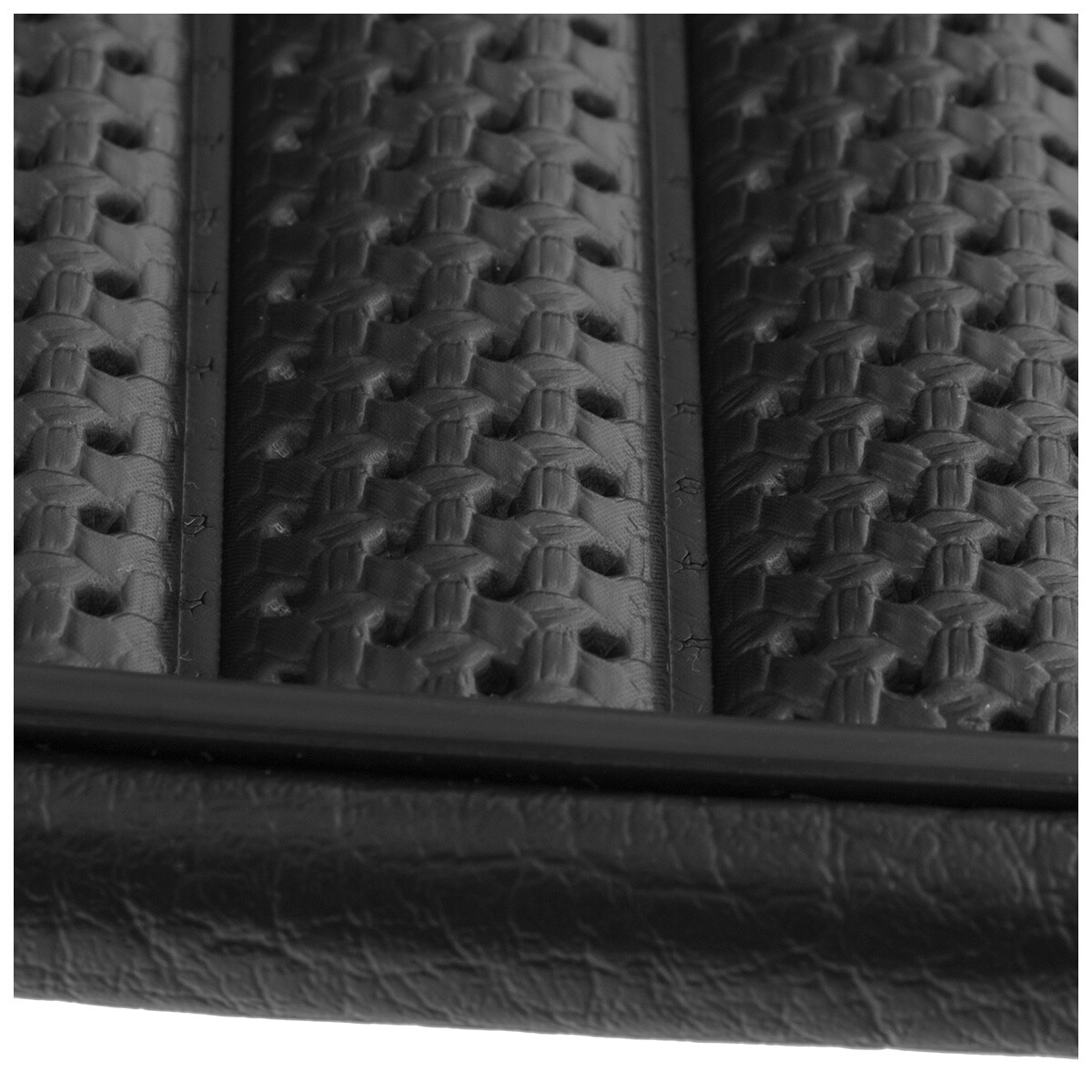 MGB / GT Front Seat covers Pair Black Vinyl Basket weave Type 3 style