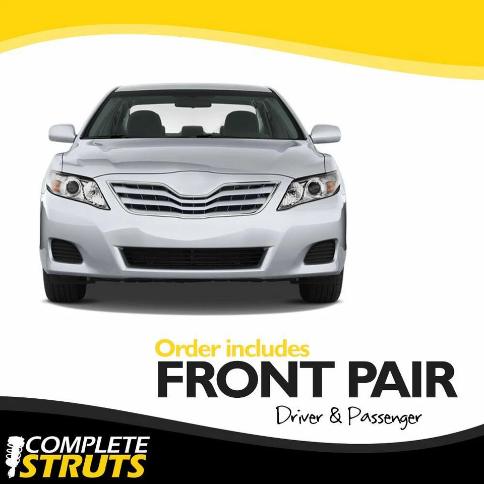 Front Pair Complete Struts & Coil Spring Assemblies for 1993-2002 Toyota Corolla Foto 4 de 4