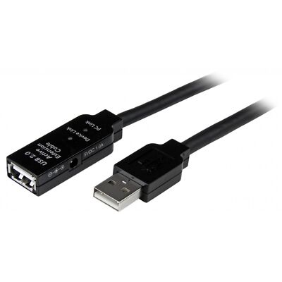 33FT StarTech USB A Stecker auf USB A Buchse Verlängerungskabel - Schwarz