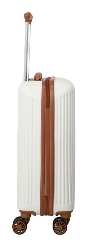 travelite Bali BALI 4w Trolley S Trolley White / Cognac weiß hellbraun Neu - Bild 4 von 7