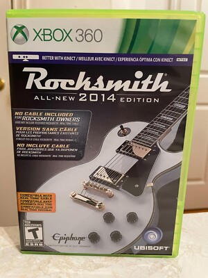 Rocksmith All New 2014 Edition (Microsoft Xbox 360, 2014) CIB Complete TESTED