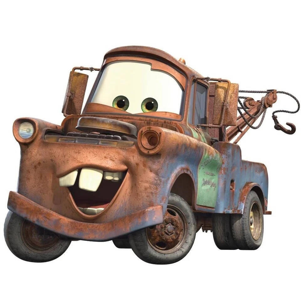 NUEVAS calcomanías de pared pegatinas murales de coches GIANT MATER de Disney Pixar decoración de dormitorio para niños Foto 2 de 4
