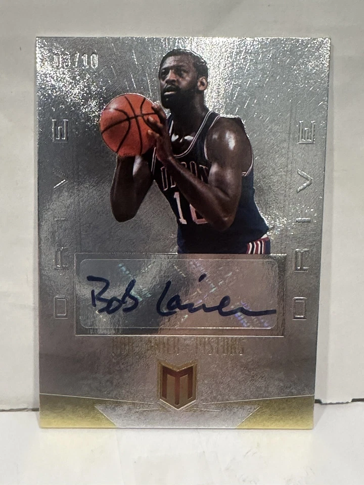 Panini Momentum Drive Bob Lanier #95 2012-13 automático/10 patio Detroit Pistons Foto 3 de 4