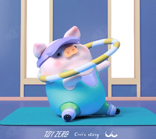 Toyzero + LuLu the Piggy The Fitness Club Series Blind Box Figur Spielzeug Geschenk - Bild 4 von 21