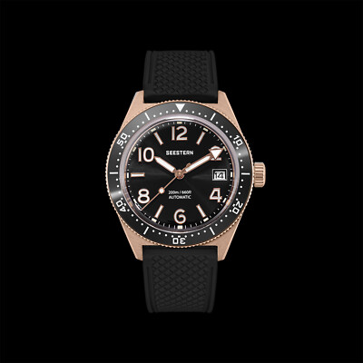Seestern Sapphire Mechanical Mens Seiko NH35 Diver Watch SEAGULL