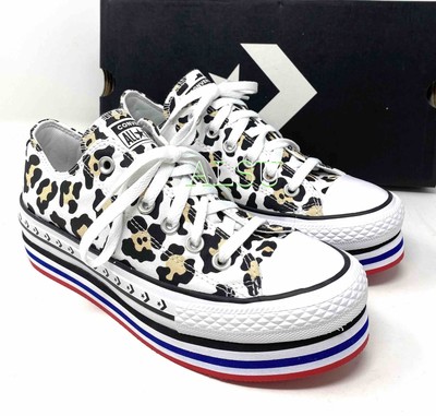 zebra print platform converse