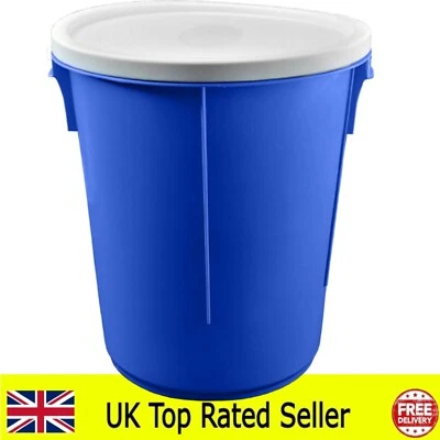 KETOPLASTICS BLUE 25L STORAGE BUCKET / NAPPY BIN WITH LID