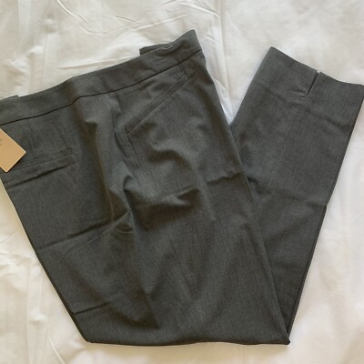 Halogen Nordstrom Ela Taylor Pants Plus Size 28W Women's Gray NWT $89 7499