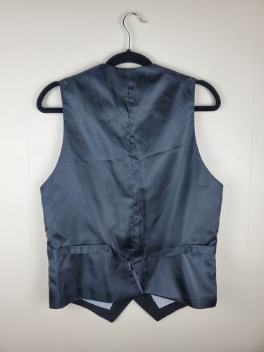 Stafford Essentials Dress/Suit Vest- Size Small Men's - Black button up slim fit - Picture 5 of 9