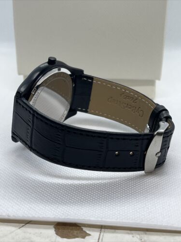 Michael Kors Slim Runway MK8607 Men's Black Leather Strap Analog Dial Watch JMB4 - Picture 12 of 12
