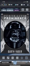 Topps Star Wars Digital Card Trader Marble Portraits Of Prominence 1 Vader Award