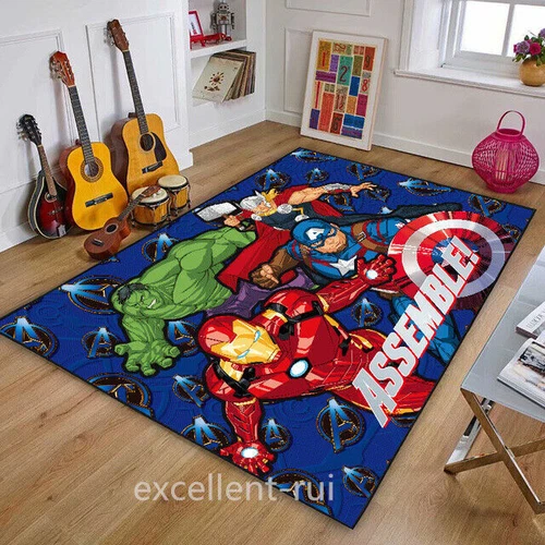Alfombra 3D Marvel Avengers Spider Man Alfombra Puerta Alfombra Suelo Silla Alfombra-- - Imagen 41 de 47