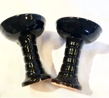 (((SET OF 2 PCS))) IINHALE®  4'' HEIGHT FUNNEL CLAY BOWL FOR HOOKAH PIPE