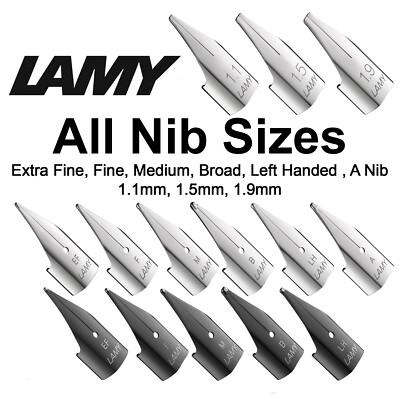 LAMY Füllfederhalter Feder Edelstahlfedern - Breite & Farbe wählbar - UK Verkäufer