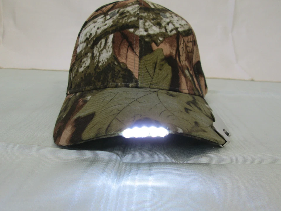Lot of 10 Camouflage Cap with 5 LED Lights W/Bottle Opener FREE SHIPPING - Изображение 4 из 4
