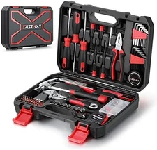 128 Piece Home Tool Set Household Repair Hand Tools with Toolbox