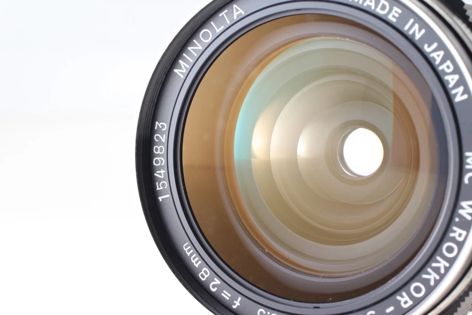 [Casi Como Nuevo] Lente Gran Angular Prime Minolta MC W.Rokkor-SG 28mm F3.5... - Imagen 3 de 4