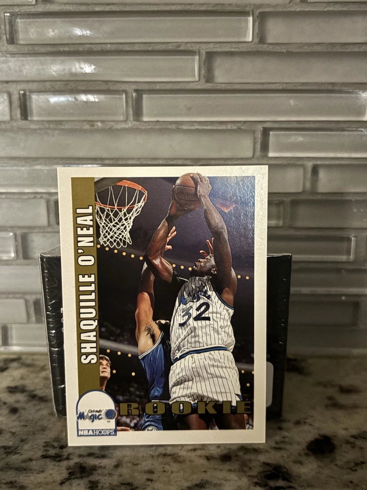 Shaquille Oneal trading card