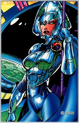 Lilandra Brotherhood Evil Mutants X-Men Trading Cards Comic Poster