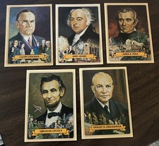 Vintage “Know the Presidents” Educational Trading Cards – 1984 Campbell Taggart
