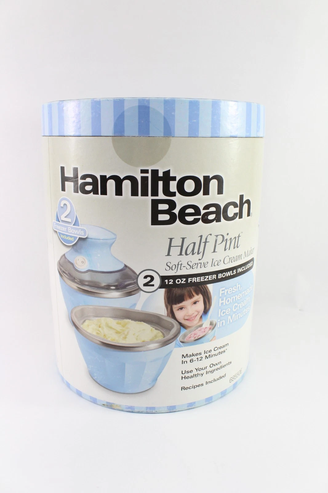 Hamilton Beach Half Pint Soft Serve Ice Cream Maker Type IC05 Model 68550E