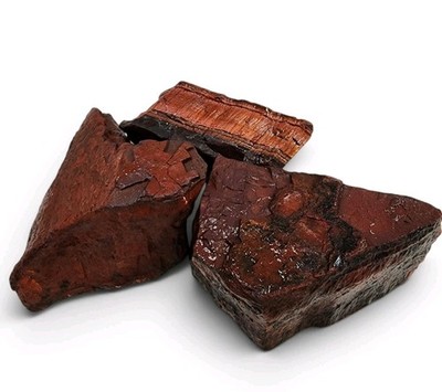 Red Tigers Eye Rough Pieces 206.7 grams Lapidary Rough. 3 Piece Lot