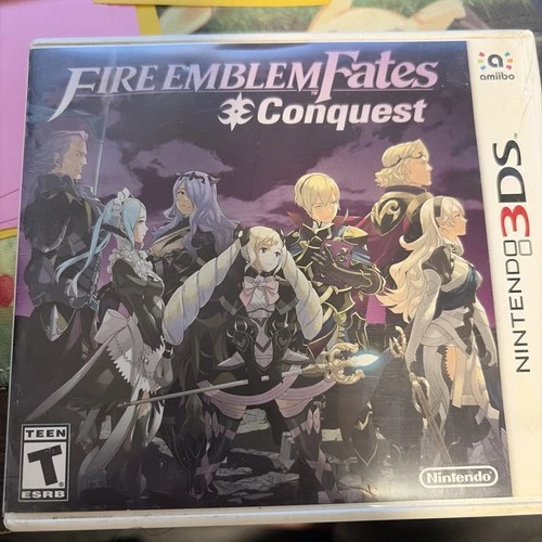 Fire Emblem Fates: Conquest (Nintendo 3DS, 2016) Good Condition - NTSC