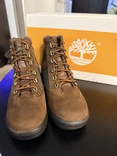Size 3Y Timberland 6  Field Boot Medium Brown Olive 
