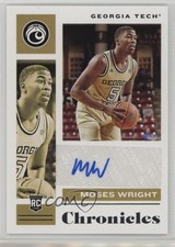 2021-22 Chronicles Draft Picks Rookie Signatures Bronze Moses Wright Auto n1u