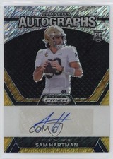 2024 Panini Prizm Draft Picks FOTL Gold Shimmer 9/15 Sam Hartman Auto 3hd