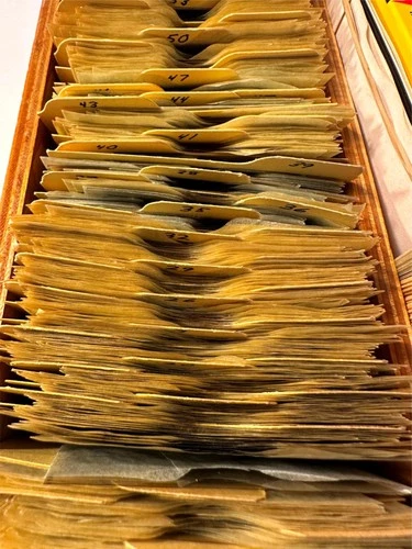 Lot of 25 Kodak Safety Film Lot - 2.5x2.5" B&W Negatives - People Places