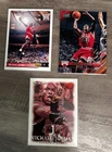 Michael Jordan 3 Card Number Match Lot 1992-93; 2005 Upper  Deck 23 1998 Hoops