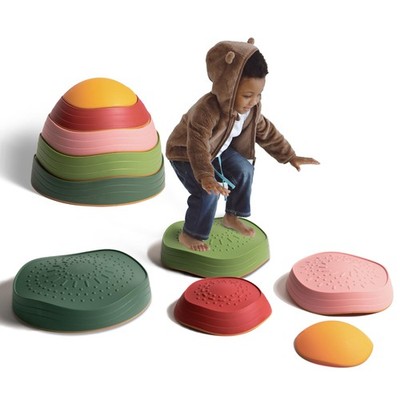 Makarci Balance Stepping Stones Kids Non-Slip Sensory Toddler Toys Outdoor & Ind