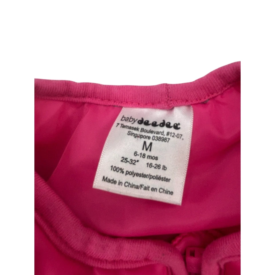 Saco de dormir nido para dormir bebé deedee rosa talla M 6-18 meses 16-26 libras invierno Foto 4 de 4