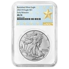 2023-W Burnished $1 American Silver Eagle NGC MS70 ER West Point Star Label