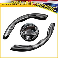 New Carbon Fiber Wheel Car Steering Cover Booster Anti-slip Us Car Accessories New Carbon Fiber Wheel Car Steering Cover Booster Anti-slip Us Car Accessories