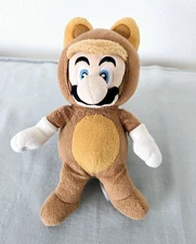 Super Mario 3D Land Raccoon Mario Plush Doll Little Buddy Sanei 2013 Nintendo