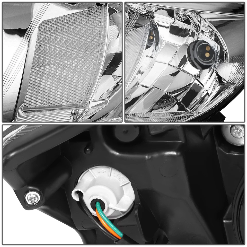 Хромированный корпус фары прожектора с прозрачной стороной для Subaru Impreza 2008-2011 годов выпуска - Изображение 4 из 4