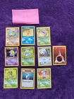 Bundle 10 Pokémon #4 Bulbizarre, Nidorino (Light Played) Set de Base Edition 1
