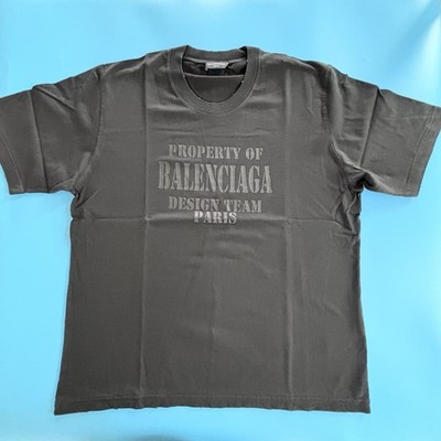 Balenciaga Property Of Balenciaga Design Team Paris Black T Shirt XXL Unifit