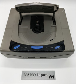 Sega Saturn Console HST-3210 Gray Model Two controllers Tested Japan NTSC-J