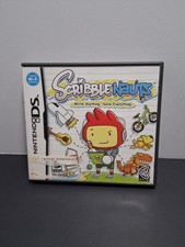 Nintendo ds ScribbleNauts empty case and manual